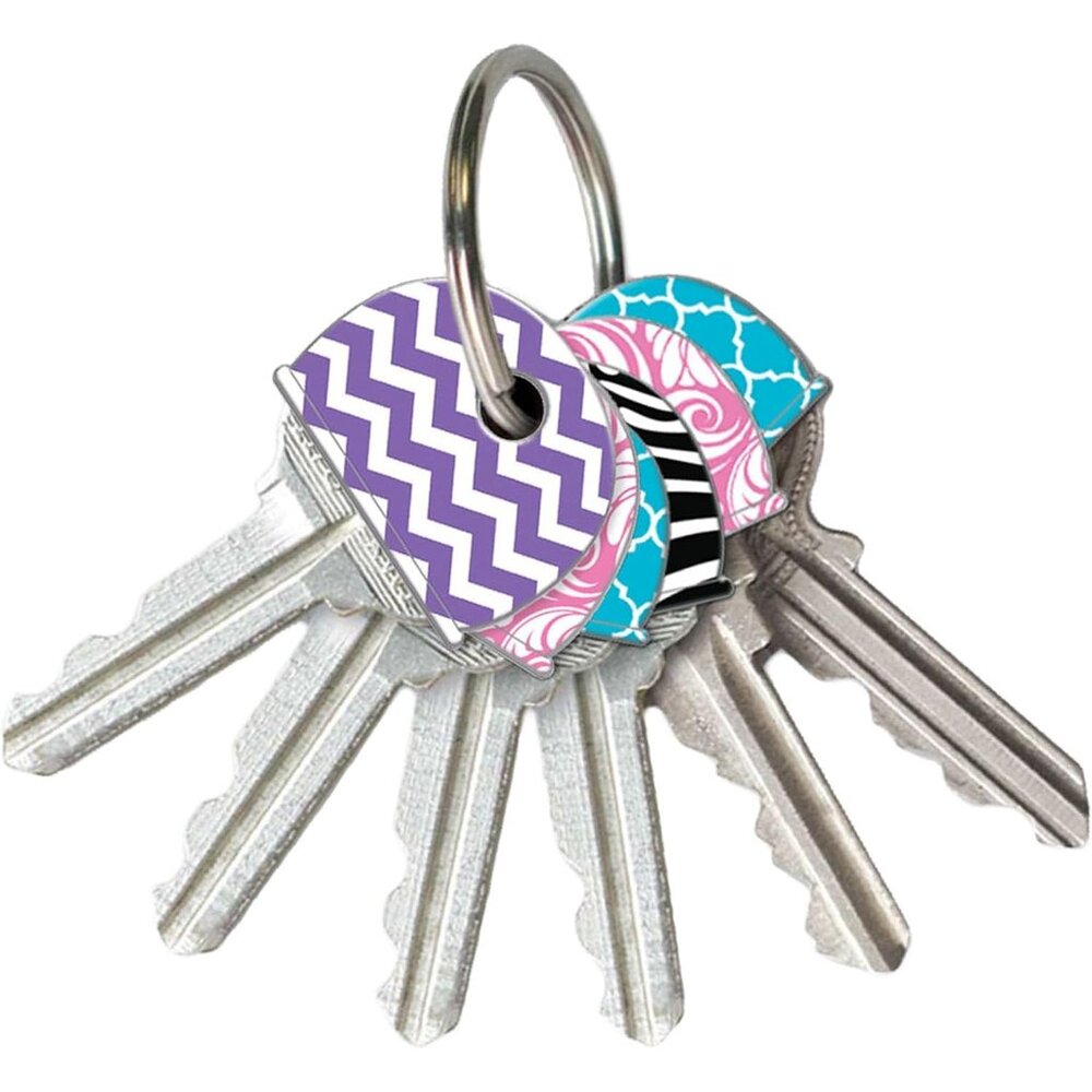 Vinyl, Designer Pattern Key Identifier Caps, 4 Pack 16304 - Picture 2 of 4